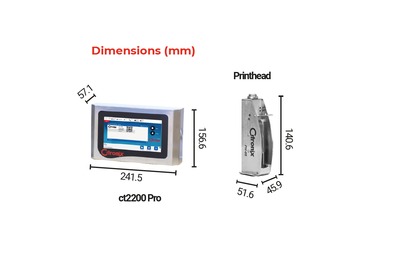 Ct2200 Pro Dimensions  New